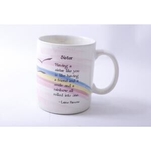 Sister, Message Mug, Laine Parsons Quote, Greeting Mug, Blue Mountain Arts,